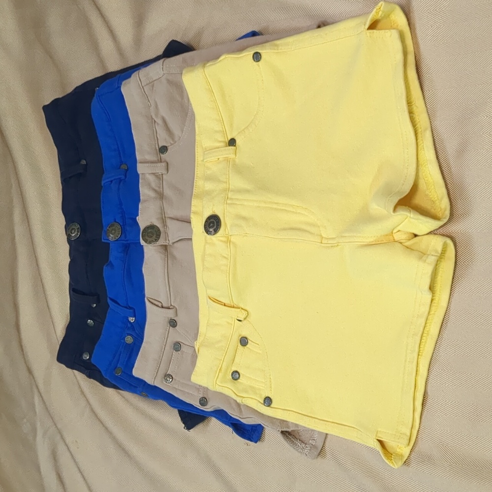 Four pair of sexy booty shorts.